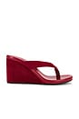 view 1 of 5 Avanti Heel in Scarlet Suede