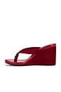 view 5 of 5 Avanti Heel in Scarlet Suede