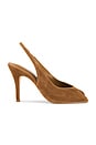 view 1 of 5 Peggy Slingback Pump in Taupe Suede