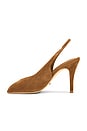 view 5 of 5 Peggy Slingback Pump in Taupe Suede