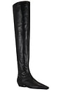 view 2 of 5 Rally Over The Knee Boot in Black Venice