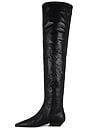 view 5 of 5 Rally Over The Knee Boot in Black Venice