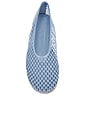 view 4 of 5 Mazey Flat in Denim Mesh