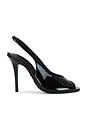 view 1 of 5 Dane Slingback Pump in Black Patent