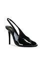 view 2 of 5 Dane Slingback Pump in Black Patent