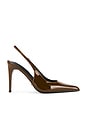 view 1 of 5 Charlotte Slingback Pump in Mocha Patent