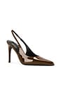 view 2 of 5 Charlotte Slingback Pump in Mocha Patent