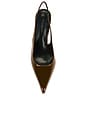 view 4 of 5 Charlotte Slingback Pump in Mocha Patent