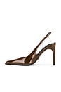 view 5 of 5 Charlotte Slingback Pump in Mocha Patent