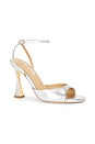 view 2 of 5 Violet Sandal in Silver Metallic