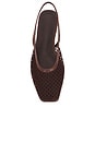 view 4 of 5 Bosco Slingback Flat in Chocolate Mesh