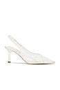 view 1 of 5 Breeze Slingback Pump in White Brocade