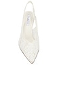 view 4 of 5 Breeze Slingback Pump in White Brocade