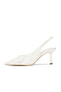 view 5 of 5 Breeze Slingback Pump in White Brocade