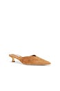 view 2 of 5 Connie Mule Pump in Taupe Suede