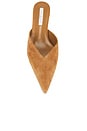 view 4 of 5 Connie Mule Pump in Taupe Suede