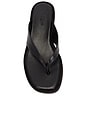view 4 of 5 Kyra Flip Flop in Black Como