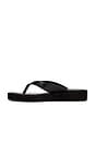 view 5 of 5 Kyra Flip Flop in Black Como