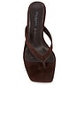 view 4 of 5 SANDALIA TOPAZ in Espresso Suede