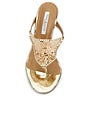 view 4 of 5 Demure Sandal in Gold Glomesh