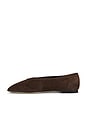 view 5 of 5 Bianca Flat in Espresso Suede