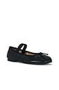 view 2 of 5 ZAPATO PLANO CASPIAN MARY JANE in Black Nappa