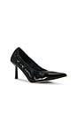 view 2 of 5 Baker Pump in Black Nappa Patent