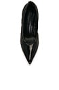view 5 of 5 Baker Pump in Black Nappa Patent