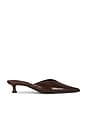 view 1 of 5 MULES CONNIE HEELED in Chocolate Vintage