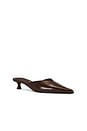 view 2 of 5 MULES CONNIE HEELED in Chocolate Vintage