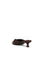 view 4 of 5 MULES CONNIE HEELED in Chocolate Vintage