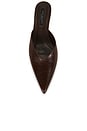 view 5 of 5 MULES CONNIE HEELED in Chocolate Vintage