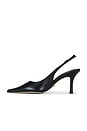view 6 of 5 Samar Slingback Pump in Black Vintage