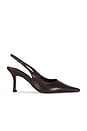 view 1 of 5 Samar Slingback Pump in Chocolate Vintage