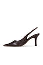 view 6 of 5 Samar Slingback Pump in Chocolate Vintage