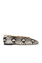 view 1 of 5 Bash Ballet Flat in Ecru Snake