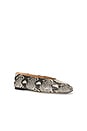 view 2 of 5 Bash Ballet Flat in Ecru Snake