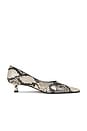 view 4 of 7 Cameo Pump in Ecru Snake