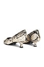 view 5 of 7 Cameo Pump in Ecru Snake