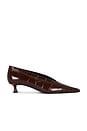 view 1 of 5 ESCARPIN CHERRY in Vino Croc