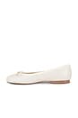 view 6 of 5 Comma Ballet Flat in Dove Nappa