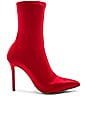 view 1 of 5 Davis Boot in Red Satin Stretch
