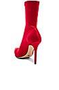 view 3 of 5 Davis Boot in Red Satin Stretch