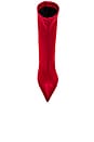 view 4 of 5 Davis Boot in Red Satin Stretch