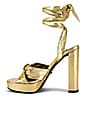 view 5 of 5 Lomax Platform in Gold Metallic