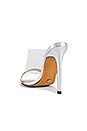 view 3 of 5 Kosta Heel in Silver Foil & Clear Vynalite