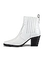 view 5 of 5 BOTTINES GLOSS in White Croc