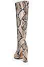 view 3 of 5 BOTTINES LUCILLE in Cream Python
