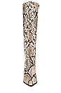 view 4 of 5 BOTTINES LUCILLE in Cream Python