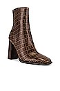 view 2 of 5 BOTTINES ISOLA in Choc Croc
